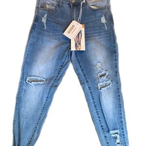 High rise jeans